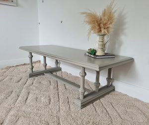 Large Linen Coffee Table