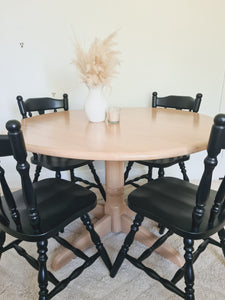 Modernised Solid Rimu Dining Set