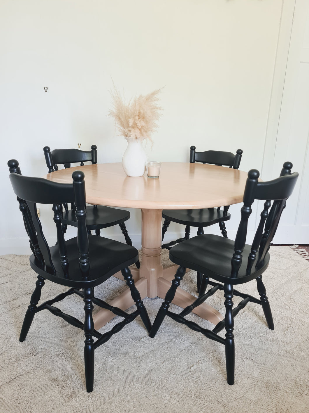 Modernised Solid Rimu Dining Set