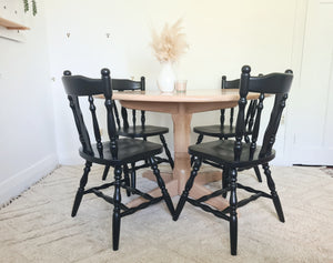 Modernised Solid Rimu Dining Set