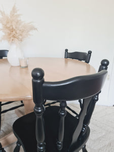 Modernised Solid Rimu Dining Set