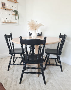 Modernised Solid Rimu Dining Set